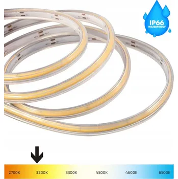 LED páska COB pásek voděodolný IP66 světelná linka 24V 8W BC