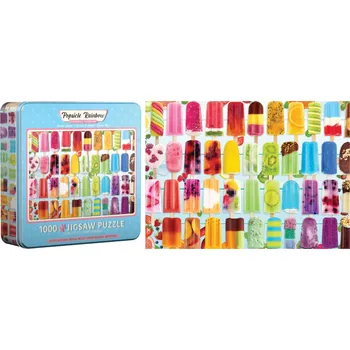 Puzzle EUROGRAPHICS Puzzle Nanuková duha 1000 dílků v plechové krabičce