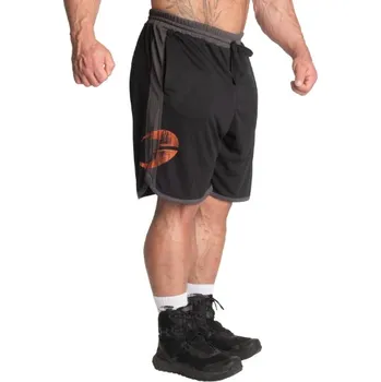Pánské kraťasy Gasp MESH SHORTS BLACK/GREY – šortky Gasp černo-šedé Velikost: S
