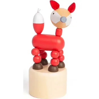 Hračka Dřevěná mačkací zvířátka Safari Liška od Bigjigs Toys