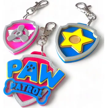 Přívěsek Na Klíče dárek klíče KAJAWIS Tlapková patrola Organic