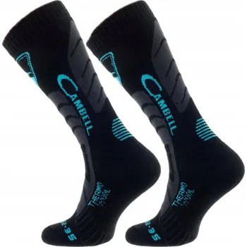 Dámské ponožky PONOŽKY THERMO WOOL S KAŠMÍREM A KRÁLIČÍ KOŽEŠINOU 32-34 Cambell