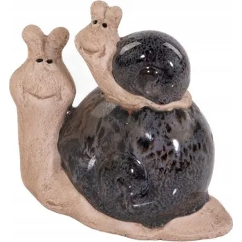 Zahradní dekorace ZAHRADNÍ FIGURKA, ŠNECI, ZAHRADNÍ DEKORACE, 10 x 11 CM
