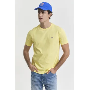 TRIČKO GANT REG SHIELD SS T-SHIRT BANANA YELLOW