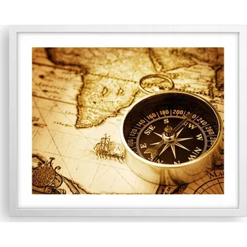 Obraz Obraz plakát v bílém rámu 50x40 – cestování, foto plakáty do obýváku