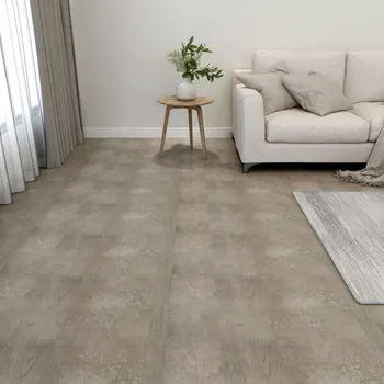 Terasové prkno OMAXI Samolepicí podlahové desky 20 ks PVC 1,86 m² šedé 435243