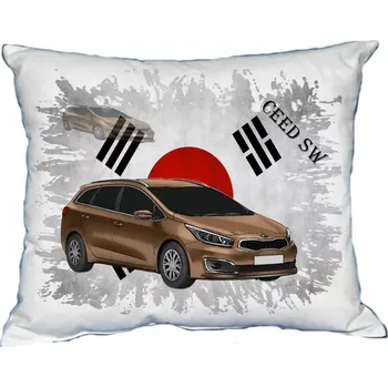 Povlak na dekorativní polštářek Polštářek s osobním autem Kia Ceed SW (Polštářek s osobním autem )