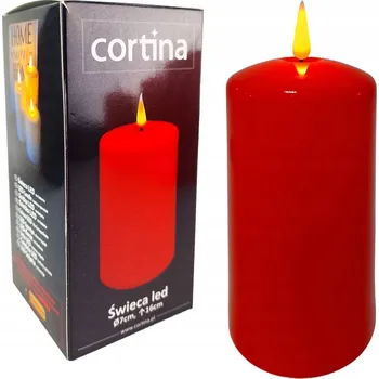 Svíčka LED SVÍČKA NA BATERIE SVÍČKA VLOŽKA DO HŘBITOVNÍCH SVÍČEK HŘBITOVNÍ SVÍČKA EFEKT PLAMENE 16 cm