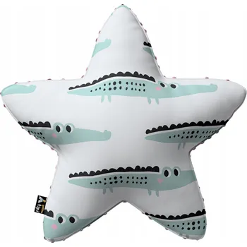 Polštář Žlutý Tipi Polštář Lucky Star z minky 500-11