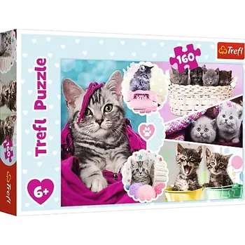 Puzzle Trefl puzzle roztomilá koťátka 160 dílků