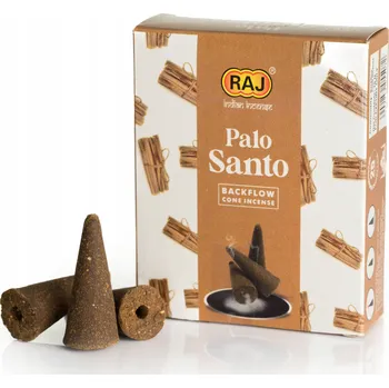 Čajovna Kouřové vonné kužely Backflow Palo Santo 10 Ks RAJ