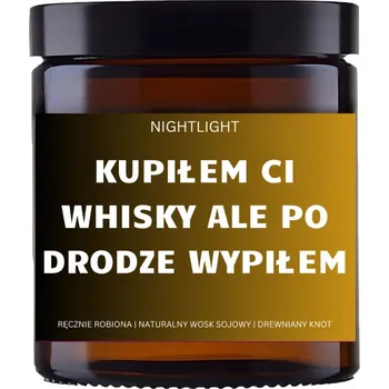 Svíčka Sójová vonná svíčka Káva Night Light 1 ks