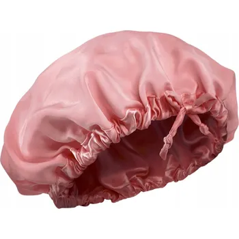 Čepice Hedvábná čepice na spaní ALMANIA růžová, opakovaně použitelná