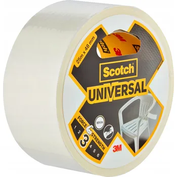 OPRAVNÁ PÁSKA SCOTCH UNIVERSAL BÍLÁ 25 m x 48 mm