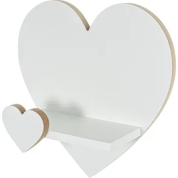 police Yellow Tipi Polička Srdíčka 40x16x40cm bílá