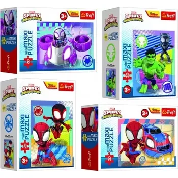 Puzzle TREFL Displej Spidey a jeho úžasní přátelé 20 dílků 24 dílků