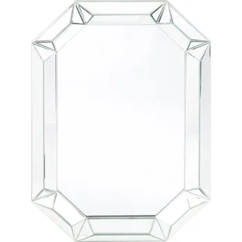 Zrcadlo Zrcadlo Domdekoracji nástěnné obdélníkové rám dřevo 690 x 990 mm