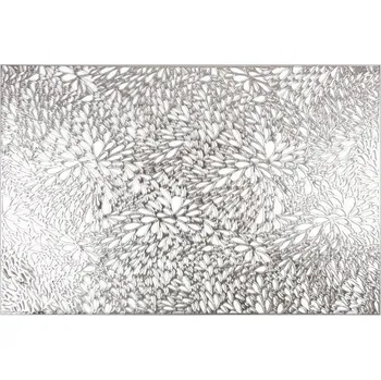 prostírání Eurofirany prostírání na stůl MELÁNÍ 30 x 45 cm 6 kusů stříbrná