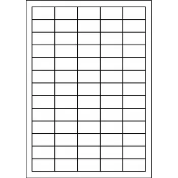 Speciální papír E-020-1 Etikety 38 x 21,2 mm A4