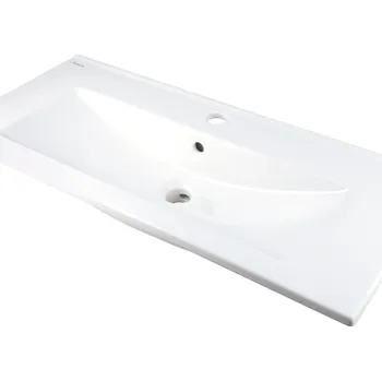 Umyvadlo Deante Tubo umyvadlo 81.5x36 cm obdélníkový nábytkový bílá CTU_638M