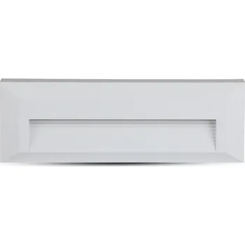 Nástěnné svítidlo Přisazené LED schodišťové svítidlo BÍLÉ IP65 VT-1162