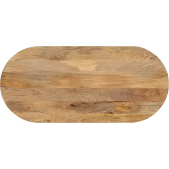 Barový stolek OMAXI Stolní deska 110x40x2,5 cm oválná masivní mangovníkové dřevo 088528