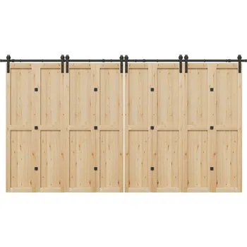 Nábytkové kování OMAXI Sada příslušenství pro posuvné dveře 400 cm ocelová černá 858055