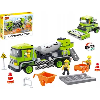 ostatní stavebnice Stavebnice COGO Construction 3730 Míchačka a Válec 2v1 369 dílů