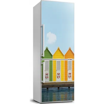 Fototapeta Fototapeta samolepící na ledničku Plážové kabiny