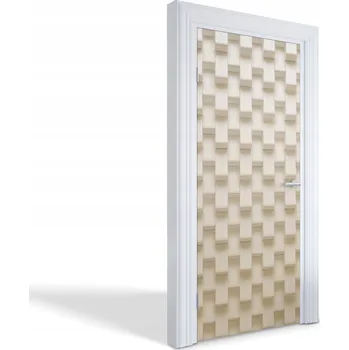 Fototapeta Samolepka samolepící dýha na dveře skříně Geometrická stěna 95x205 cm