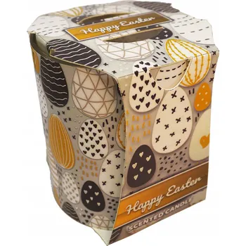 Svíčka Vonná parafínová svíčka Werona Šedá Vejce Admit 1 ks