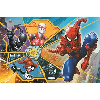 Puzzle TREFL Spiderman: Na síti 60 dílků