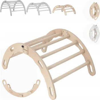 Obraz Dřevěný žebříček houpačka MAMOI pro děti