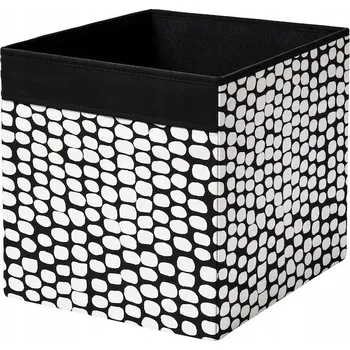 Úložný box Krabička bílá, černá