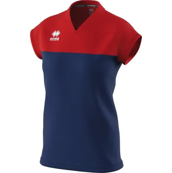 Dámské tričko ERREA´ ERREA BESSY Dámské dresové triko BARVA: tmavě modrá - červená, Velikost: L Výprodej – lehké dámské sportovní triko z materiálu Mundial