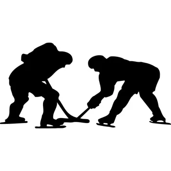 Obraz Samolepka na stěnu SPORT Hokej Hokejisté 140 cm