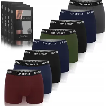 Boxerky Top Secret pánské bavlněné boxerky 8 kusů velikost L