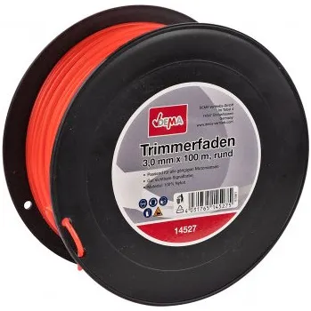 Příslušenství k zahradní technice DEMA Ořezávací struna 3,0 mm x 100 m, kulatá