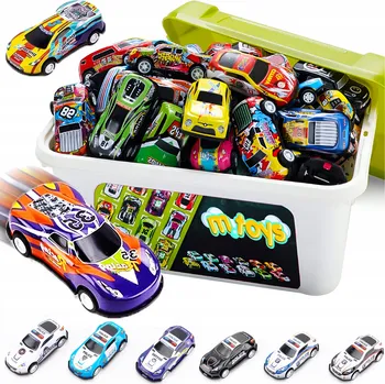 autíčko 50 x KOVOVÉ AUTÍČKO AUTÍČKA POLICIE HASIČI SPORTOVNÍ + KRABIČKA