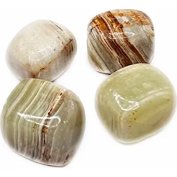 Přírodní kámen Aragonit - onyx tromlovaný L - cca 2,5 - 3 cm