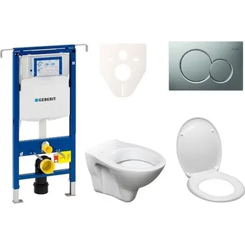 Klozet Cenově zvýhodněný závěsný WC set Geberit do lehkých stěn / předstěnová montáž+ WC S-Line S-line Pro 111.355.00.5ND3