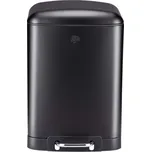 DIRT-DEVIL Odpadkový koš nášlapný 12 l tiché zavírání černá ED-249504