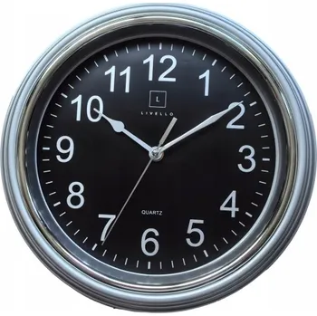 Hodiny LIVELLO Nástěnné hodiny s tichým mechanismem, moderní design, k zavěšení na zeď, 30 cm