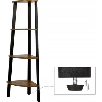 regál Regál Songmics 45 cm x 125 cm x 34 cm černý