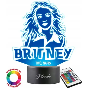 Lampička Noční lampa Plexido vícebarevná