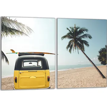 Kuchyňské prkénko Krájecí deska TMK ArtDeko sklo 2 ks