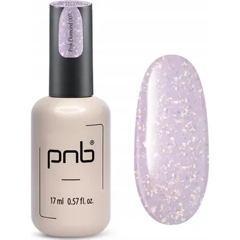 Lak na nehty PNB UV/LED Strong Iron Gel 007 Pink diamantový Stavební gel na nehty 17 ml