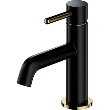 Vodovodní baterie OMNIRES - Y umyvadlová baterie černá / zlatá /BLHGL/ Y1210NBLGL