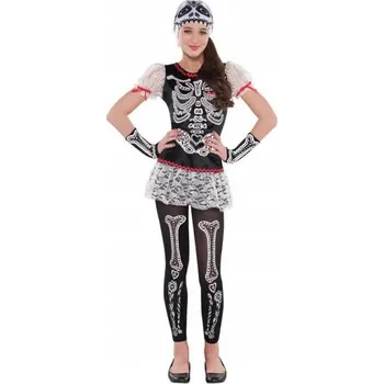 Karnevalový kostým KOSTÝM KOSTLIVEC KOSTÝM KOSTLIVCE LOS MUERTOS HALLOWEEN 158