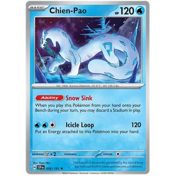 Sběratelská karetní hra Pokémon TCG Chien-Pao 056/191 - Holo